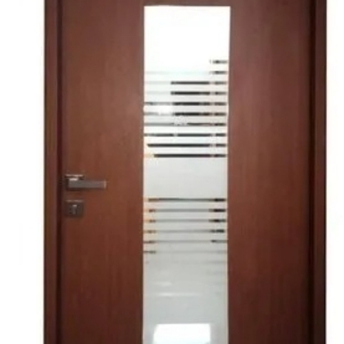 Brown Interior Abs Vision Panel Door - Material: Plywood
