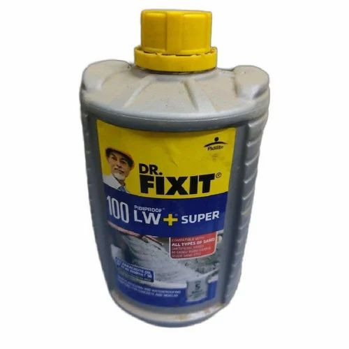 Dr Fixit Pidiproof Lw Plus Super - Latex Liquid, 1 Litre, Yellow | 99% Purity Waterproof Coating