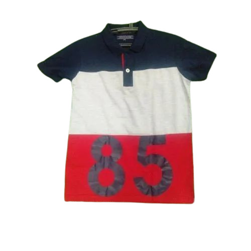 Mens Collar Neck T Shirt
