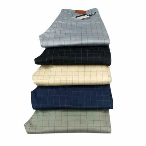 Mens Formal Check Trouser