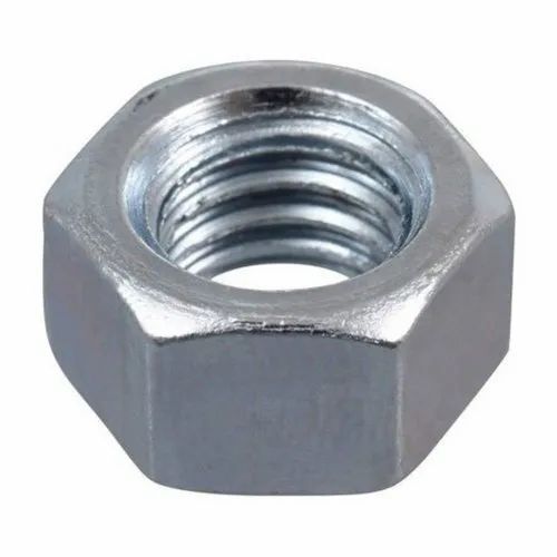 Ms Csk Hex Nut - Mild Steel, Various Sizes, Silver, Powder Coated, Corrosion Resistant, Durable, Rust Proof