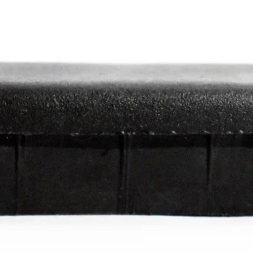25x50 Square Pipe Plastic End Cap. 1x2 Inch