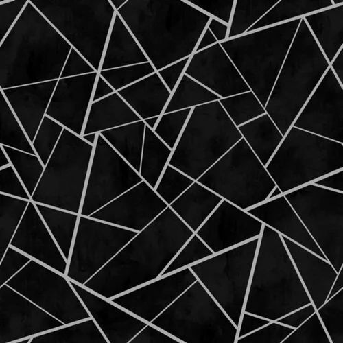 Black Printed Wallpaper