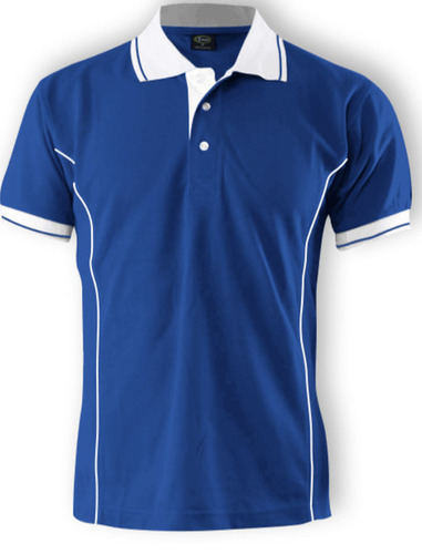 Blue Custom Polo T Shirt