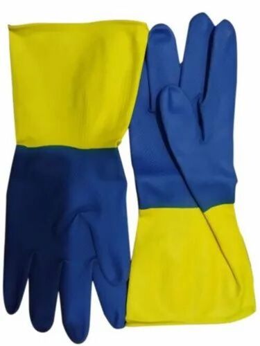 Full Fingered Rubber Safety Hand Gloves