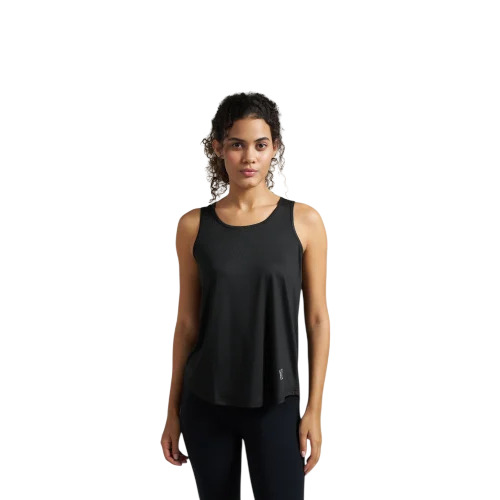 Ladies Tank Top - Polyester, Black, XS-2XL | Sleeveless, Round Neck, Relaxed Fit, Lightweight
