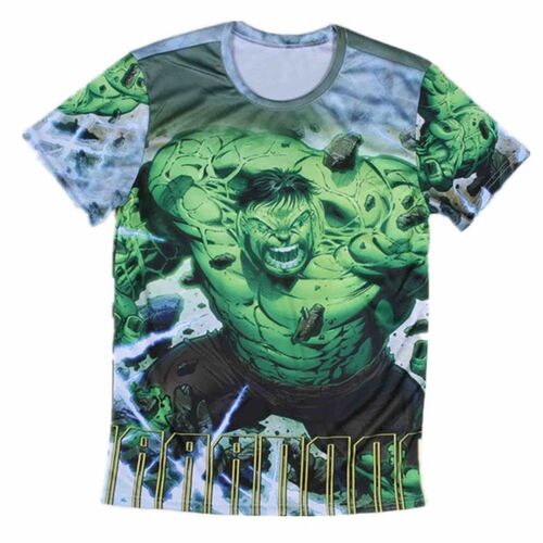 Mens Printed Round Neck T Shirt