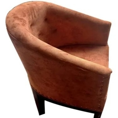 Single Seater Armrest Sofa - Color: Brown
