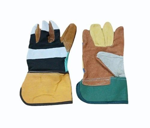 Split Canadian Leather Hand Gloves - Color: Multi Color