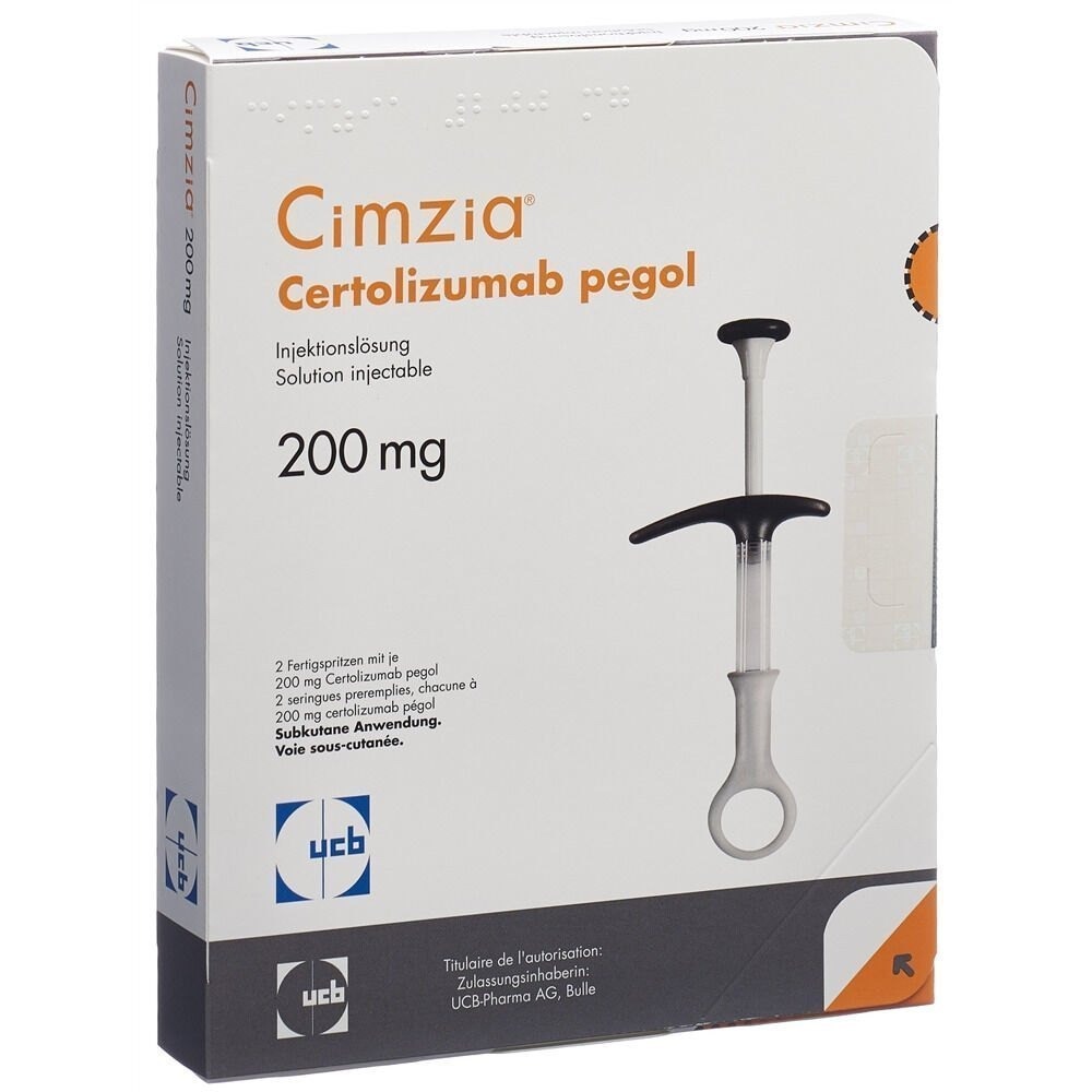 200mg Cimzia Certolizumab Pegol Injection - Drug Type: General Medicines