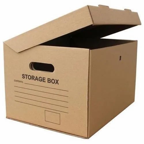 3 Ply Storage Corrugated Carton Box - Color: Brown
