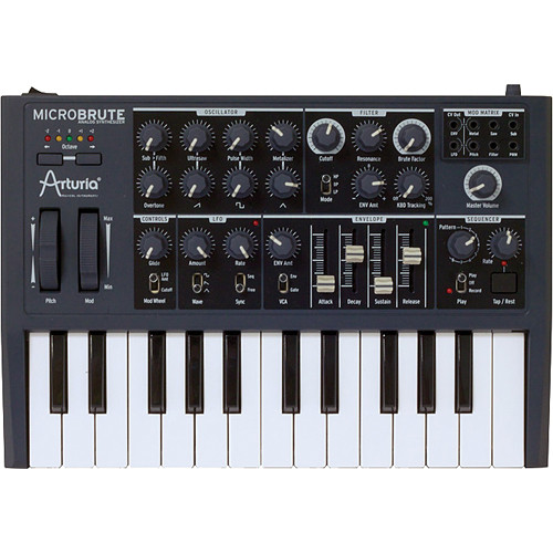 Arturia Microbrute Analog Synthesizer Keyboard