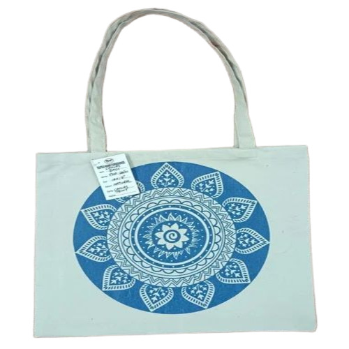 Cotton Designer Handle Bag