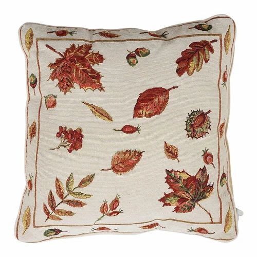 Cotton Embroidery Cream Cushion Cover