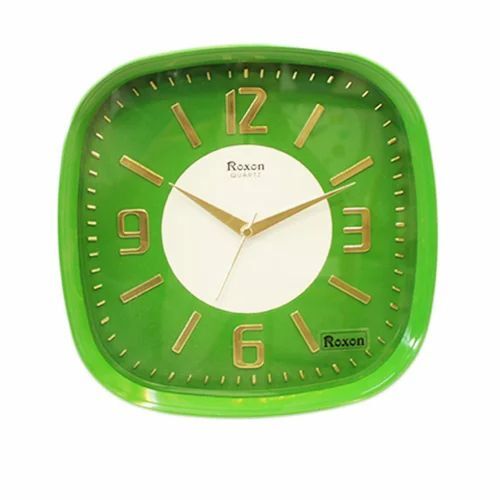 Green Analog Designer Clock