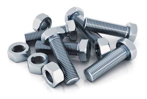 Heavy Duty Silver Hex Bolts - Color: .