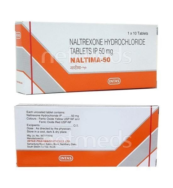 Naltrexone Hydrochloride Tablets 50mg - Expiration Date: 2 Years