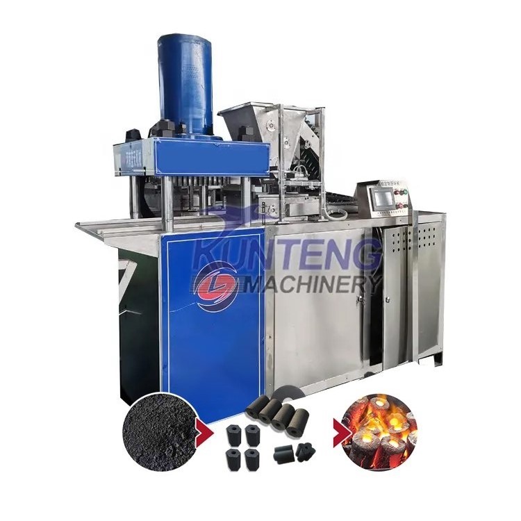 Hydraulic Charcoal Briquette Machine - Briquette Size: Customized