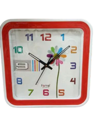 Square Shape Wall Clock