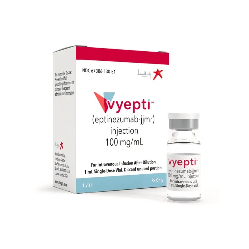 Vyepti Eptinezumab Injection 100 Mg/Ml - Origin: India
