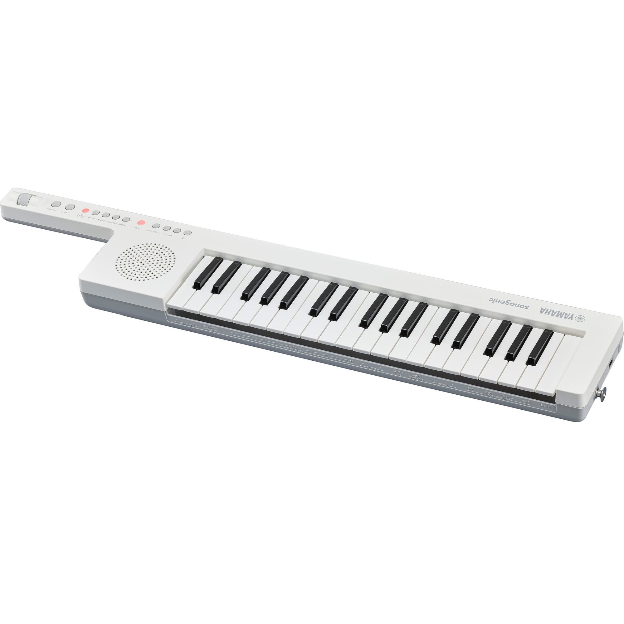 Yamaha Sonogenic Shs-300 37-Key Keytar - Plastic Body, Black, Velocity-Sensitive Mini Keyboard | JAM Mode, 12 Voices, Bluetooth MIDI Connectivity