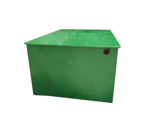 1000L FRP Bio Digester Tank - FRP, 1000L, Green, Rectangular | Crack Resistant, Vikas Fiber