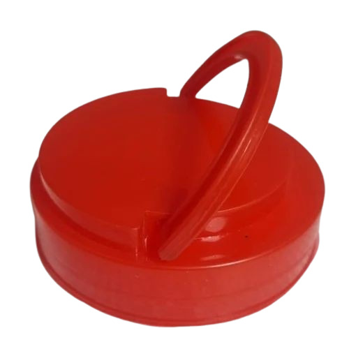 120mm Plastic Handle Cap - Red, Round, Lightweight, Durable, Glossy Finish, Eco Friendly