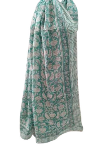 Block Printed Cotton Scarf