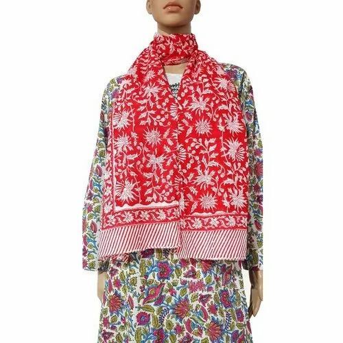 Casual Cotton Printed Scarf