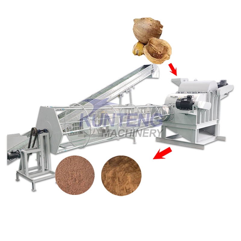 Coconut Shell Sisal Palm Fiber Extraction Machine - Color: Customized