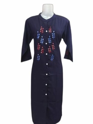 Ladies Designer Blue Kurti