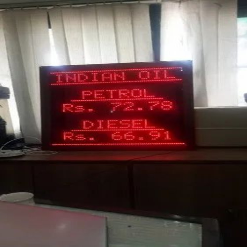 Led Petrol Price Display Board