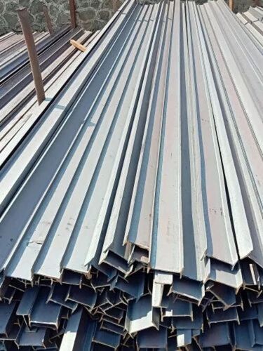 Mild Steel I Beam - 40 cm, Silver, 10 mm Hot Galvanized | Corrosion Resistant, Rust Proof, Durable