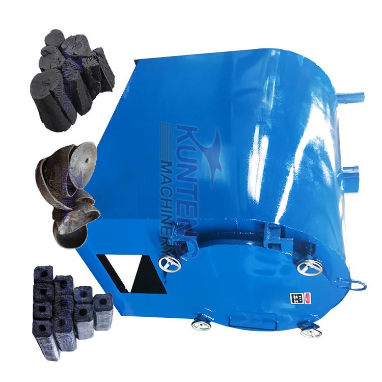 Peanut Shell Household Waste Carbonization Furnace Biochar Machine - Capacity: 0.5/Customized Ton