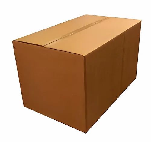 Plain Corrugated Packaging Boxes - Color: Brown