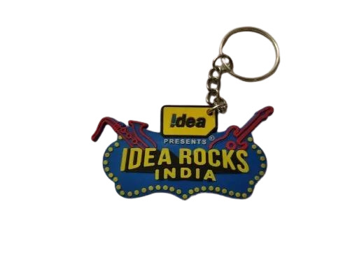 Printed Silicone Rubber Keychain