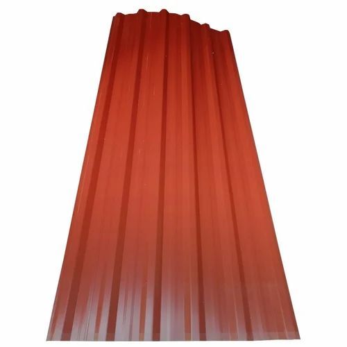 Rectangular Red Colour Coated Roofing Sheet