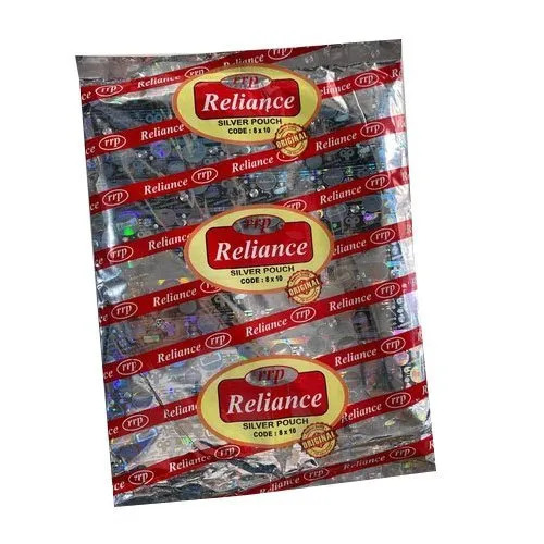 Reliance Silver Pouch - Material: Plastic
