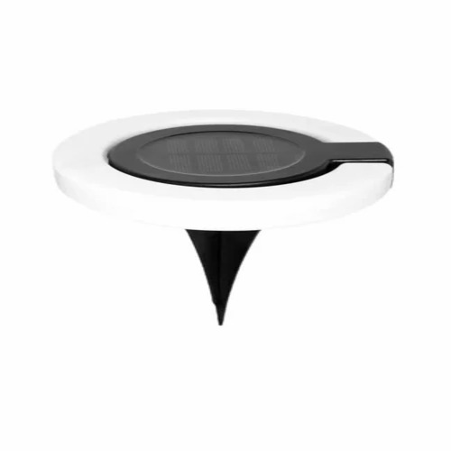 White Solar Ring Light , Ground / Wall Light