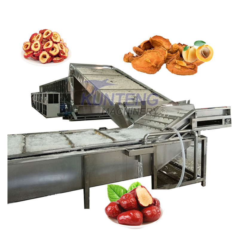 Fully Automatic Ginger Onion Cleaning Slicing And Drying Production Line - Color: Customized
