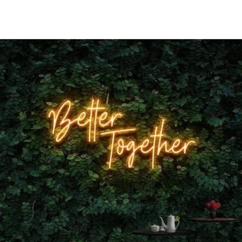 Golden Neon Led Sign Board