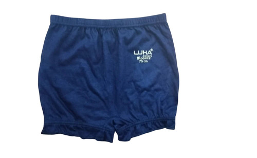 Navy Blue Kids Cotton Bloomer - 130 GSM, 75 cm, Unisex | Easy Wash, No Fade, Plain Pattern
