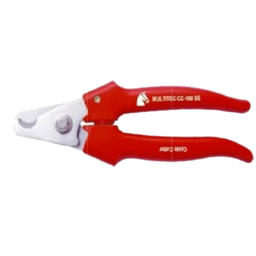 Red Wire Cutter - Hard Alloy 6 Inch, Red | Corrosion Resistant, Manual Cable Cutter
