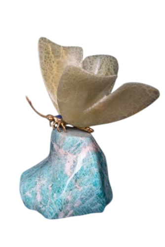 Turquoise Butterfly Gemstone Statue