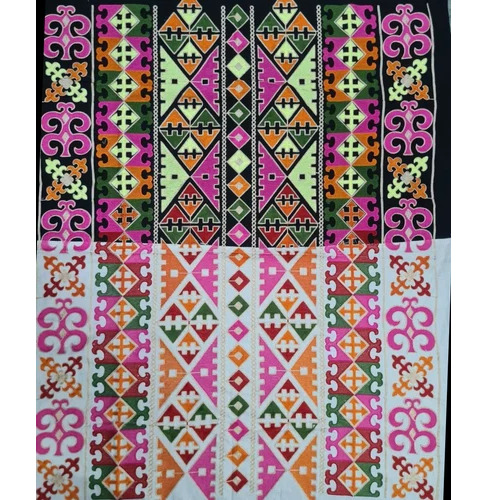 Unstitched Cotton Flex Embroidery Fabric