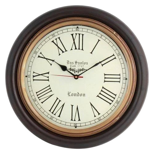 Wooden Round Wall Clock