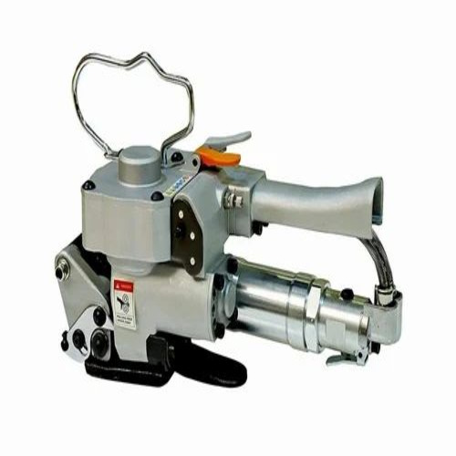 02 Mild Steel Pneumatic Strapping Tool - Mild Steel, 19 mm, Silver | Semi-Automatic, Industrial Use, 50 Hz