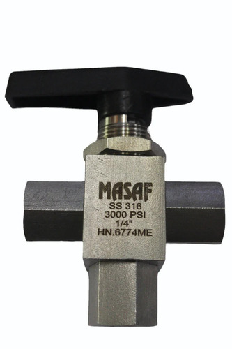 316 Stainless Steel Needle Valve, 1/4 Inch