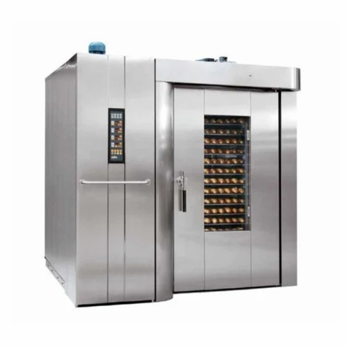 36 Tray Rotary Rack Oven - Color: Silver