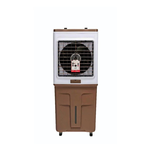 AVA Tower Air Cooler - Plastic Body, 12 Inch Fan, Brown White, Electrical, 220V, Floor Standing